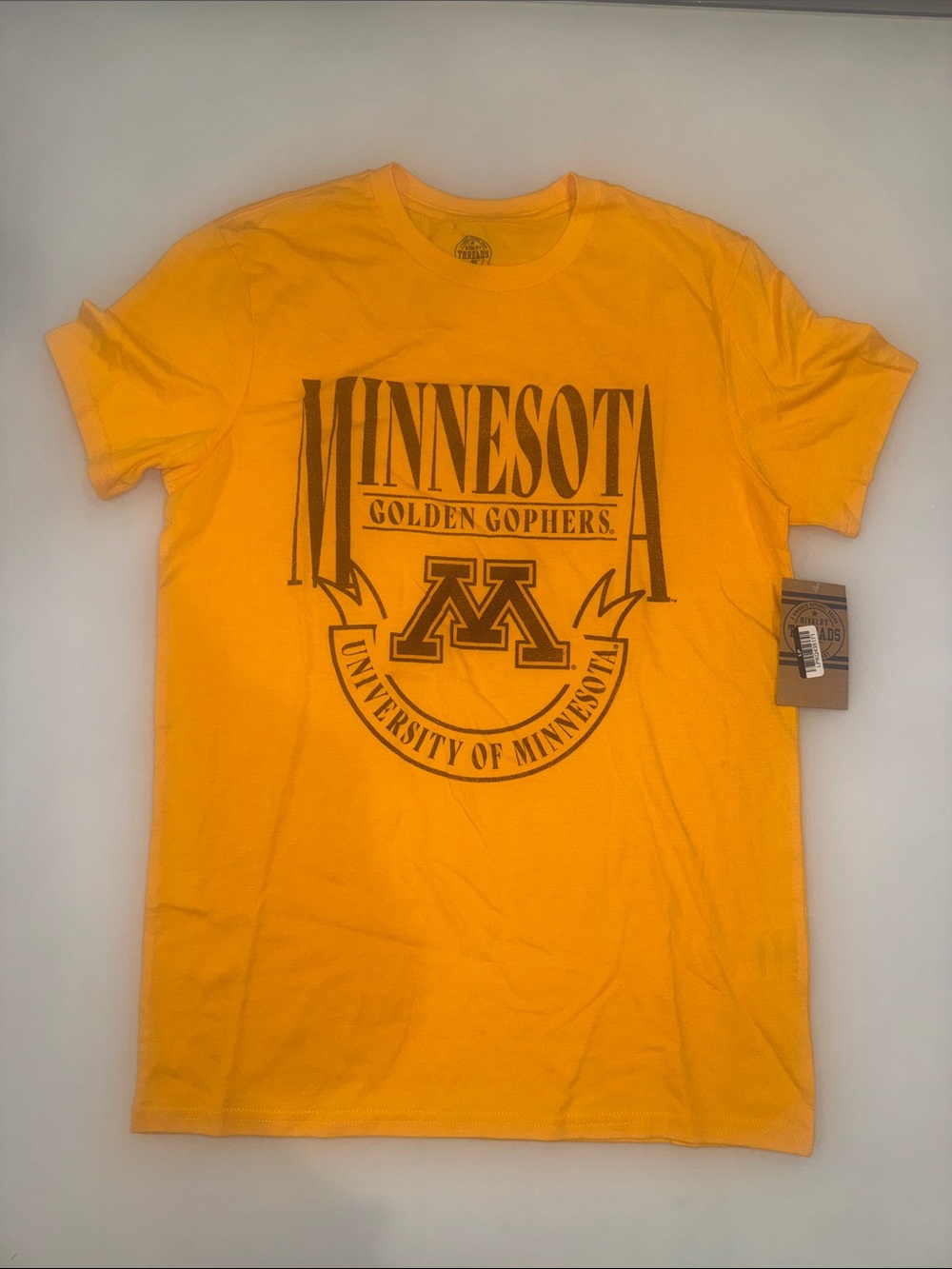 Rivalry Threads Minnesota Golden Gophers Yellow Graphic Tee